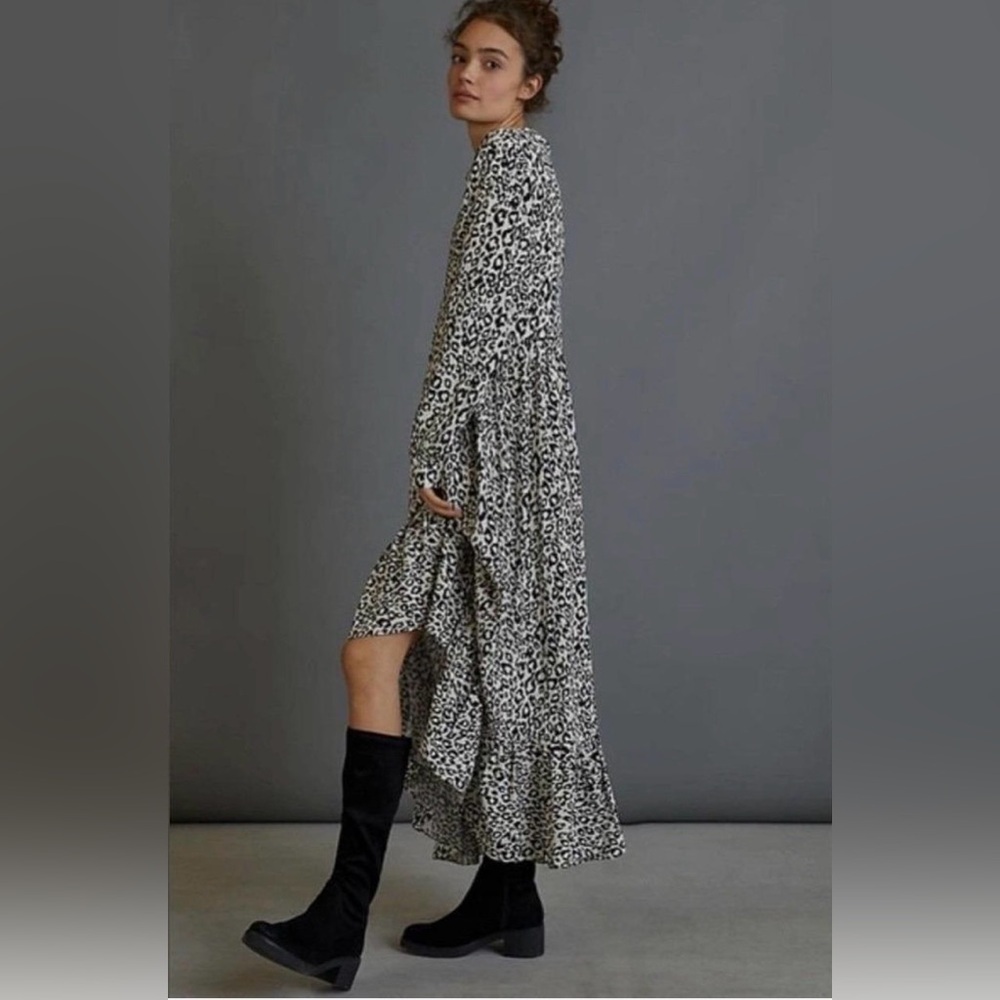 Mare Mare x Anthropologie Lynda Leopard Print Maxi Dress‎